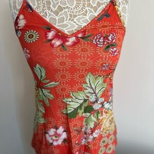 Johnny Was Vibrant Floral Camisole
